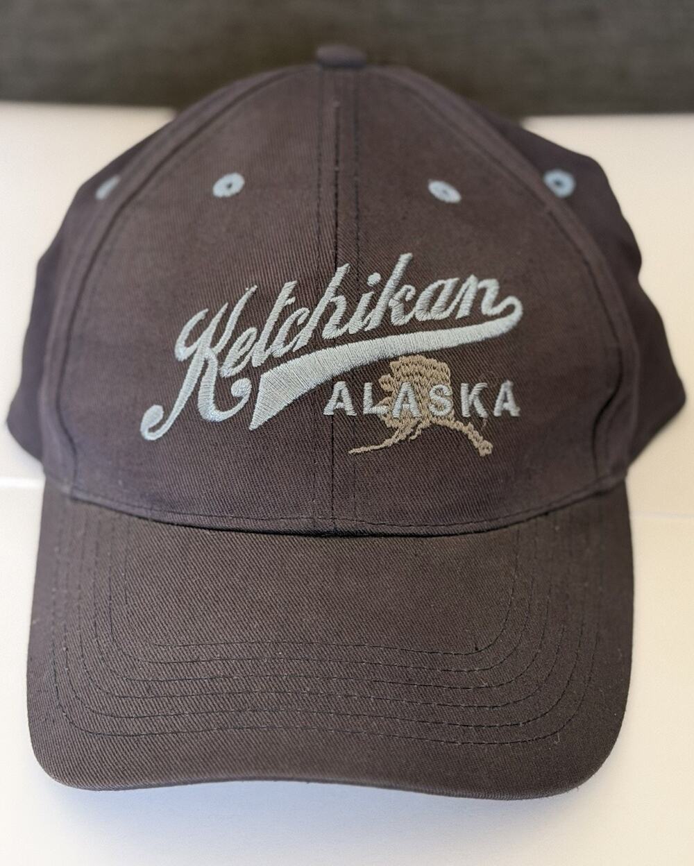 Ketchikan Alaska - Blue Adjustable Baseball Hat By Tonqass Trading Co.